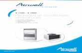 X 1100 - X 1900 Packaged air conditioners Vertical unitslh.airwell-res.com/sites/default/files/product_uploads/EDM XAC-XWC_1100... · X 1100 - X 1900 Packaged air conditioners Vertical