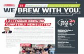 Lallemand Brewing NEXT Quarterly Newsletter Events · The World Brewing Academy will be at booth 4-301 providing information on the current offerings at Siebel Institute of Technology.