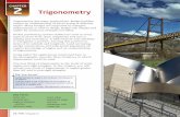CHAPTER Trigonometry · 2019-09-18 · CHAPTER 2 Trigonometry has many applications. Bridge builders require an understanding of forces acting at different angles. Many bridges are