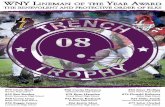 Trench Trophy - 2008 Banquet Program · Visit the Trench Trophy Online: 84 Aero Drive • Cheektowaga, NY 14225 • 716.633.7780 Wednesday, December 10, 2008 Website and Program Design