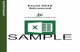 SAMPLE - Amazon S3€¦ · Excel 2016 Advanced Page 5 FOR USE AT THE LICENSED SITE(S) ONLY 2015 Cheltenham Group Pty. Ltd. Tutor Setup Information Copy the sample files folder, Excel