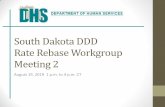 South Dakota DDD Rate Rebase Workgroup Meeting 2 Minutes.pdf · •DDD is considering the addition of a risk assessment to tease out the nuances of serving this population •Additional