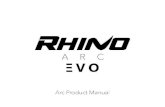 ARC - cdn.static-bl.com · on Rhino Arc will change to “Active” to indicate it’s currently in a move. Note: You’ll need to pair your controller with Rhino Arc every time you
