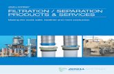 JONELL SYSTEMS FILTRATION / SEPARATION PRODUCTS & …€¦ · Filtration is an important process in the oil & gas industry to protect downstream equipment such as compressors, gas