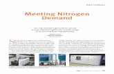 Meeting Nitrogen Demand - Air Products & Chemicals€¦ · purities of 5 ppm oxygen in nitrogen, although higher puri-ties are possible. PSA nitrogen systems. PSA systems (Figure