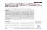 In vitro Anticancer Activity and Antioxidant Properties of ... · Lipid peroxidation activity assay by TBARS method: Lipid peroxidation activity was evaluated using thiobarbituric
