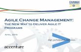 Agile Change Management - cdn.ymaws.com...•Agile promotes adaptive planning, evolutionary development and delivery, a time-boxed iterative approach, and encourages rapid and flexible