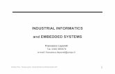 and EMBEDDED SYSTEMS INDUSTRIAL INFORMATICSmclab.unipv.it/infind/slide_corso/Digital_intefacing_18.pdf · University of Pavia - Francesco Leporati – Industrial Informatics and Embedded