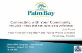 Jim Proce Your Friendly Neighborhood Public Works Director Palm … · Jim Proce, Your Friendly Neighborhood Public Works Director, City of Palm Bay, Florida Involved with APWA National,