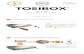 Lock 100 Quick Start Guide v2.9 Matching the Lock with the Key · The TOSIBOX® Key user interface illustrated above shows all Lock devices serialized to the Key and the network devices