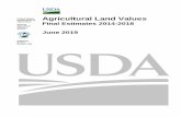 Agricultural Land Values - Cornell University€¦ · Agricultural Land Values Final Estimates 2014-2018 (June 2019) 3 USDA, National Agricultural Statistics Service Contents Farm
