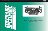 Air Compressor Pumps - W. W. Grainger€¦ · Air Compressor Pumps Models 5Z405, 4B248 IN566200AV 3/15. PLEASE READ AND SAVE THESE INSTRUCTIONS. ... relief valve with a setting no