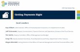 Getting Payments Right Q3 Update - Home | Performance.gov · data sources. Facilitated knowledge sharing between programs of existing data solutions. Strategic Data Use. Interviewed