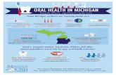 ORAL HEALTH IN MICHIGAN - Constant Contactfiles.constantcontact.com/d263ffe9001/611427b5-bb95-4928-b28f-f… · Sources: Oral Health in Michigan, April 2015, Center for Health Workforce