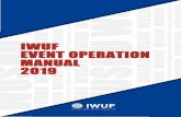 IWUF Event Operation Manual · 2019-11-08 · 8.3.4 Venue Layout ... WKFC – World Kungfu Championships WTC – World Taijiquan Championships WWC – World Wushu Championship. 8.
