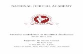 NATIONAL JUDICIAL ACADEMYnja.nic.in/Concluded_Programes_2015-16/P-975 Intern's Report.pdf · Ms. Jyoti Kumari, Programme Coordinator & Research Fellow, National Judicial Academy welcomed