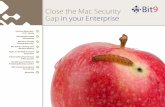 Close the Mac Security Gap in your Enterprise · The Bit9 Security Platform: Protecting Windows and OS X Bit9: Closing the Endpoint Security Gap About Bit9 In 2011, IT decision-makers