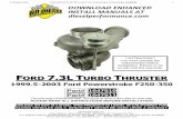 7.3L TURBO THRUSTER · 3 October 2016 PN#1047510 & 1047511 Ford 7.3L Powerstroke Turbocharger (I-00294) BD Engine Brake Inc. Plant Address: 33541 MacLure Rd. Abbotsford, BC, Canada