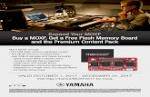 Expand Your MOXF Buy a MOXF, Get a Free Flash Memory …...Claim must include serial number of purchased Yamaha model, plus an electronic copy of your original sales receipt identifying