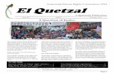 Guatemala Human Rights Commission/USA El Quetzal · Criminalization and Assassinations of Human Rights Defenders on the Rise Victor Leiva was a young artist and founding member of