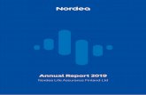 Annual Report 2019 - Nordea.fi · Yield Basket 50, 2019 4 % 53 % 23 % 14 % 6 % Yield Basket 75, 2019 4 % 74 % 14 % 7 % 1 % Return Seeking Basket, 2019 68 % 22 % 9 % 1 % Safety Seeking