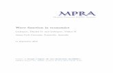 mpra.ub.uni-muenchen.de · 1 Wave function in economics Dimitri O. Ledenyov and Viktor O. Ledenyov Abstract – In this research article: 1) the new quantum macroeconomics and microeconomics