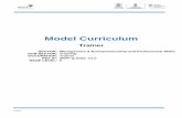 Model Curriculum - National Skill Development …...MODEL CURRICULUM Complying to National Occupational Standards of Job Role/ Qualification Pack: ... Orientation Development Theory
