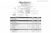 Humidifiers Dealer Parts List Model 400/400M Humidifiers - HVACmanuals.hvac.com/media/manuals/parts/APRILAIRE400.pdf · 2019-10-17 · 19B Digital Manual Control (Wall Mounted) 1