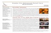 Center For Advanced Fetal Care Newsletter · First ISUOG BT Certificates 1 Highlights ... to the third trimester scan with a focus on growth and a discussion on the management of