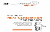 Inspiring the NEXT GENERATION engineers€¦ · STEM subjects, while even PE/Sports (39%) are enjoyed more than some STEM subjects. Girls have some awareness that STEM subjects can