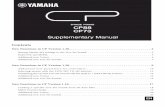CP88 CP73 Supplementary Manual - au.yamaha.com · CP88/73 Supplementary Manual 2 . New Functions in CP Version 1.30 . Yamaha has upgraded the CP firmware, adding the following new