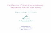 The Harmony of Superstring Amplitudes: Implications from ...mctp/SciPrgPgs/events/2011/AMP2011/talks/Stieberger.pdf · Implications from/to Field-Theory Stephan Stieberger, MPP M¨unchen