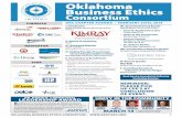 Oklahoma Business Ethics Consortium · OKLAHOMA BUSINESS ETHICS CONSORTIUM 3 About Brad: OK Ethics member Brad Yarbrough of Pilgrim Land Services for his dedication to OK Ethics’