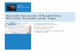 Social Security Disability: Recent Trends and Tips€¦ · Social Security Disability: Recent Trends and Tipsii SOCIAL SECURITY DISABILITY: RECENT TRENDS AND TIPS SECTION PLANNERS