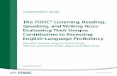 The TOEIC® Listening, Reading, Speaking, and Writing Tests ... · 3.1 TOEIC® Compendium 2 The TOEIC® test was developed some 30 years ago in order to measure the ability to listen