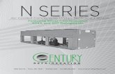 Air Cooled Condensing Units - Technical Catalog · Standard Features Applications Century’s N Series outdoor air cooled condensing units are specifically designed for commercial