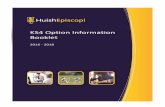 KS4 Option Information Booklet - Huish Episcopi · Booklet 2016 - 2018 . 1 INDEX Course selection process 2 Art and Design GCSE 4 Business Studies GCSE 5 Certificate in Financial