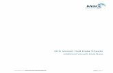 DHI Vessel Hull Data Sheets · Hydrostatics for design draught Volume [m³] 2662 Longitudinal Center of Buoyancy (LCB) [m] 31.9 Vertical Center of Buoyancy (VCB) [m] 2.31 Longitudinal
