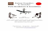 Patient Transfers & Stretcher€¦ · Patient Transfers & Stretcher Parts Breakdown & Assemblies 380748 ... (Push Bar mounting screws two ea) After September 2016 use 381551- Screw