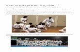 REPORT FROM JKA AUCKLAND, NEW ZELAND...worked on one of his trademark training sessions to enable hip movement through Kizami-zuki Gyaku-zuki techniques. And lastly, the Black belts