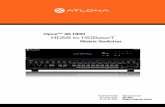 us TM 4 HD HDMI to HDBaseT - Atlona · HDMI to HDBaseT us TM 4 HD Matri iter. ATOPUS810M, ATOPUS8M, ATOPUS4M 2 Version Release Date Notes ... adjustments not described in this manual.