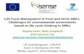 Life Cycle Management in Food and Drink SMEs: …esu-services.ch/fileadmin/download/keller-2015-LCM-SENSE...Life Cycle Management in Food and Drink SMEs: Challenges for environmental