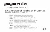 Standard Bilge Pumpnewcontent.westmarine.com/documents/pdfs/Owners... · Standard Bilge Pump INSTRUCTION MANUAL. Diese Pumpe ist NUR für den Einsatz in Süß- und ... This pump is
