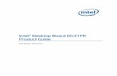 Intel® Desktop Board DG31PR Product Guide · Intel Desktop Board DG31PR Product Guide iv Conventions The following conventions are used in this manual: CAUTION Cautions warn the