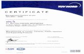  · and Supporting Products Certificate Registration No. 08 04 E 12013 Audit Report No I-E-12013/2015 D Indonesia Certification Body TÜv ORD Group Valid until 2018-05-13 Initial