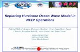 Replacing Hurricane Ocean Wave Model in NCEP Operations · WAVEWATCH III modifies the wind stress, which is chosen so that the drag coefficient is reduced for wind speeds greater