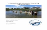 The Wreck Pond Citizen Science Monitoring Program Handbook · The Wreck Pond Citizen Science Monitoring Program consists of two types of monitoring: 1) Water Monitoring and 2) Shorebird