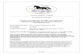 Town of Hillsboro, Virginia INVITATION FOR BID · Town of Hillsboro, Virginia . INVITATION FOR BID. Charles Town Pike (Rt. 9) Traffic Calming Project Managed and Administered by the