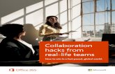 Collaboration hacks from real-life teams ... Collaboration hacks from real-life teams How to win in