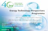 Energy Technology Perspectives Programme ExCo File Library... · Energy Technology Perspectives Programme 45 th Executive Committee Meeting IEA Demand Side Management Programme .